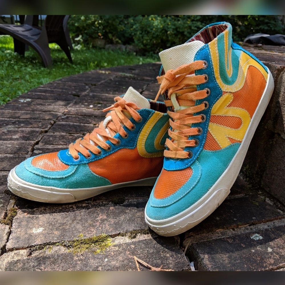 True Religion multicolored sneaks